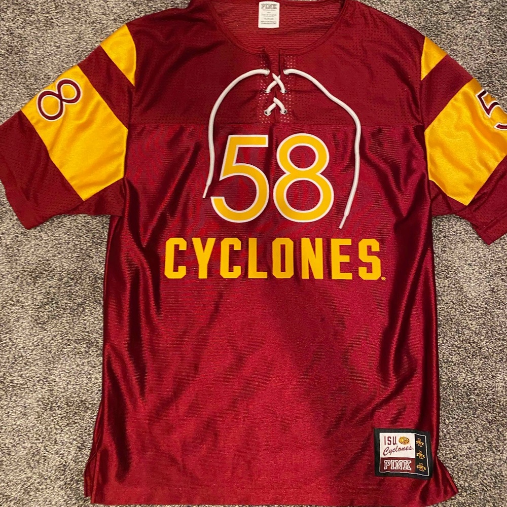 PINK Oversized Iowa State Football Jersey